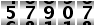 57907