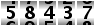 58437