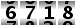6718