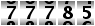 77785